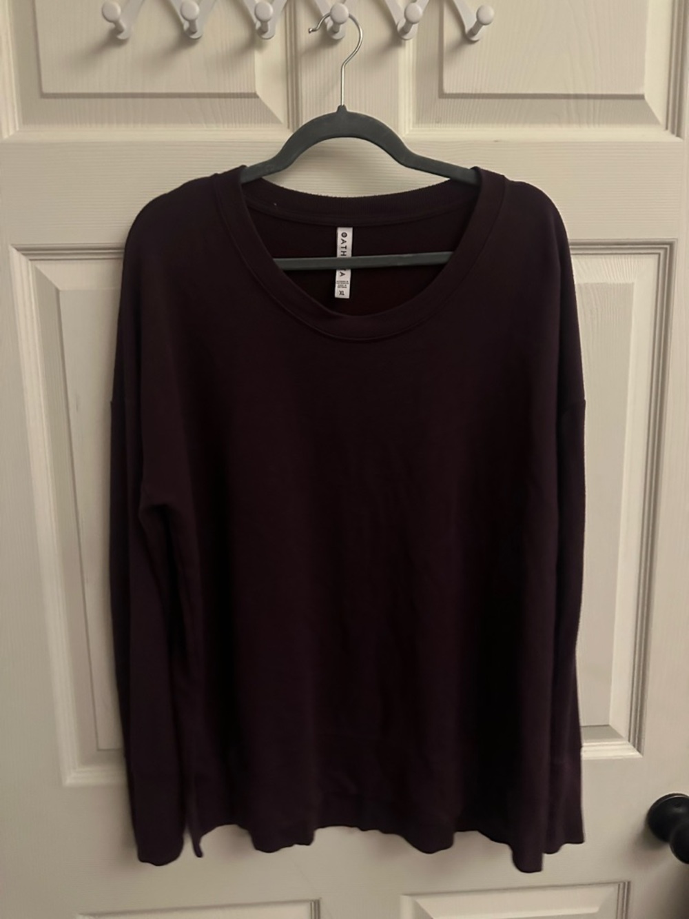 Athleta burgundy longsleeve